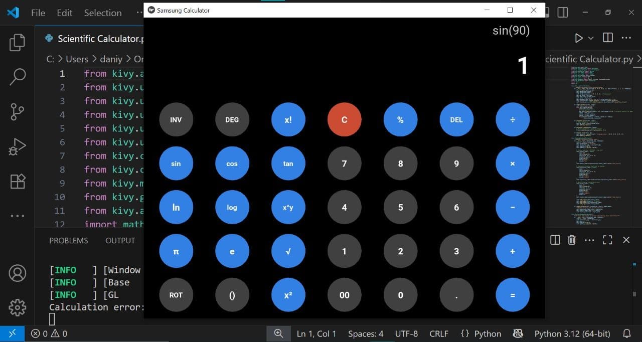 Scientific Calculator App